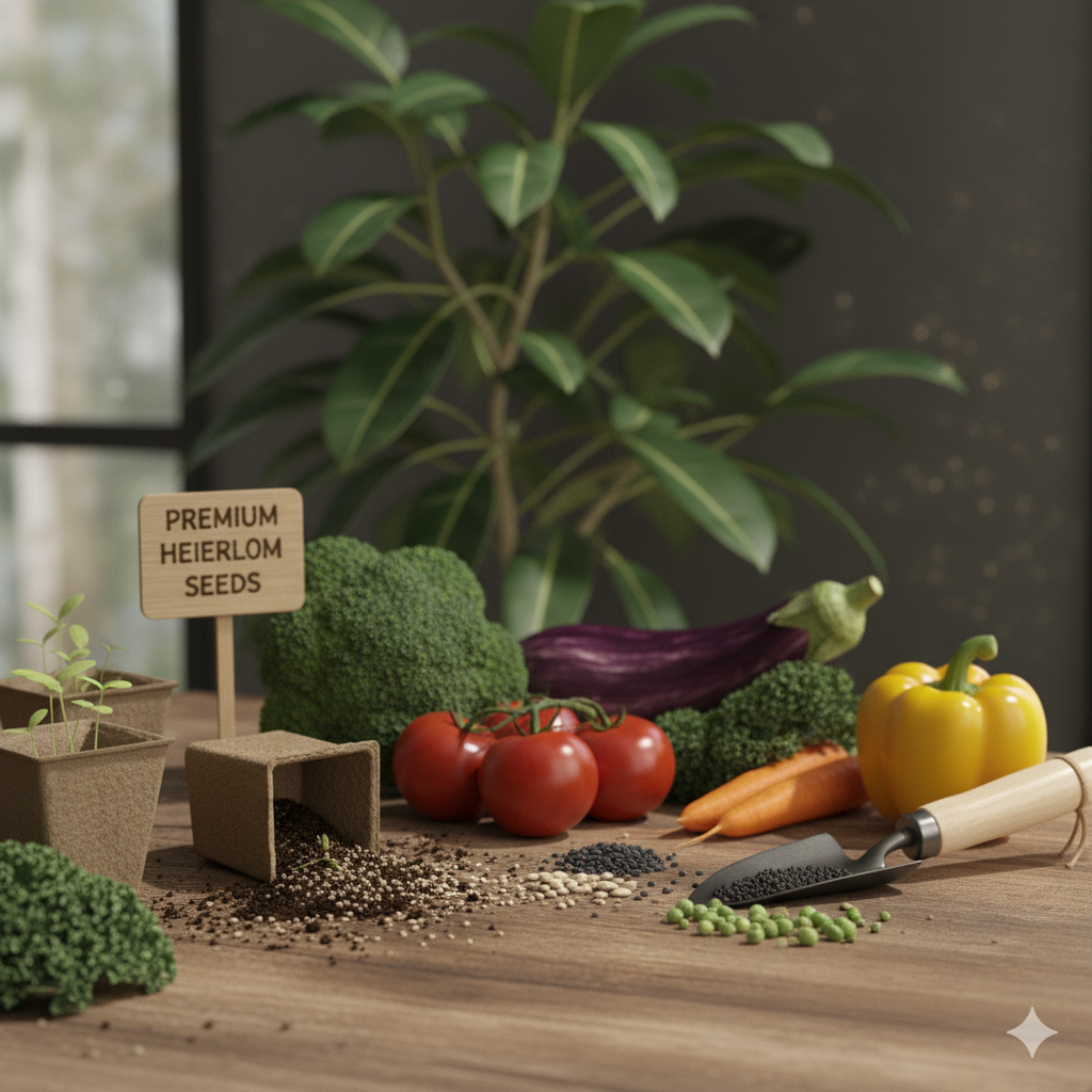 Premium Vegetable Seeds Pack